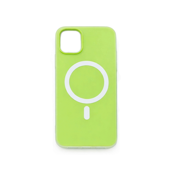 Light Magsafe Back Cover / Μαγνητική Θήκη HQ Για Iphone 12 / 12 Pro - Χρώμα : Ανοιχτό Πράσινο