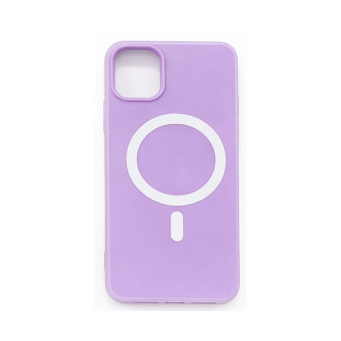 Light Magsafe Back Cover / Μαγνητική Θήκη HQ Για Iphone 12 / 12 Pro - Χρώμα : Λιλά