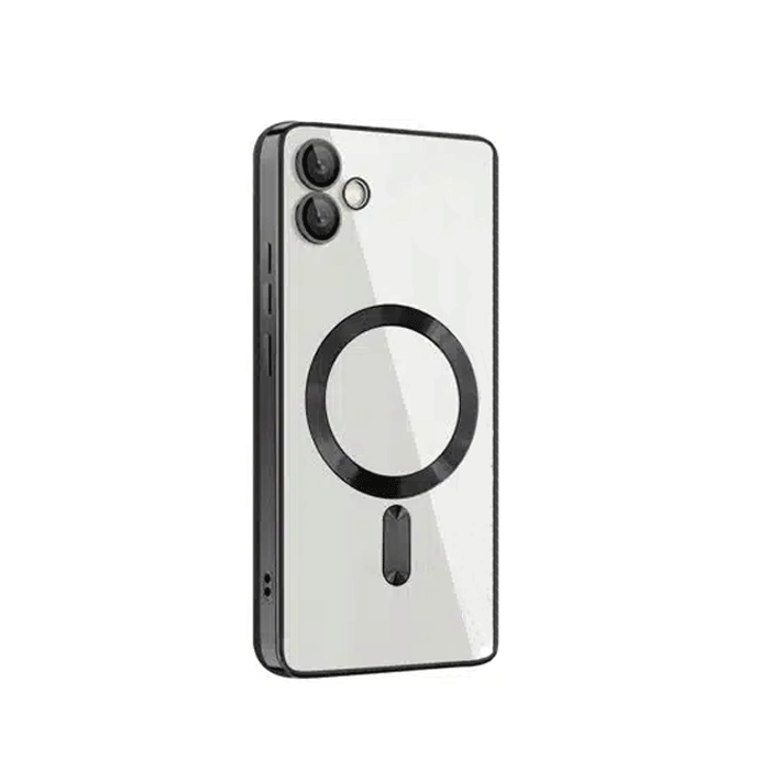 Magsafe Back Cover / Μαγνητική Θήκη HQ Για Samsung Galaxy A05 Με Τζαμάκι Κάμερας - Χρώμα : Μαύρο