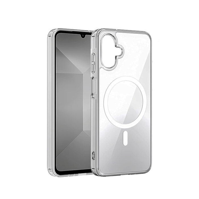 Magsafe Back Cover / Μαγνητική Θήκη Σιλικόνη Για Samsung A05 - Χρώμα : Διάφανο