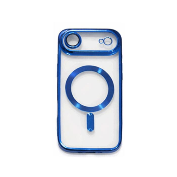 Magsafe Back Cover / Μαγνητική Θήκη HQ Για Iphone 17 Air Με Τζαμάκι Κάμερας - Χρώμα : Μπλε