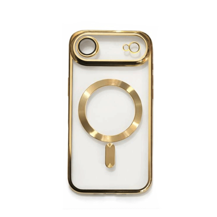 Magsafe Back Cover / Μαγνητική Θήκη HQ Για Iphone 17 Air Με Τζαμάκι Κάμερας - Χρώμα : Χρυσό