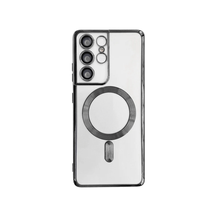 Magsafe Back Cover / Μαγνητική Θήκη HQ Για Samsung Galaxy Note 20 Ultra Με Τζαμάκι Κάμερας - Χρώμα : Μαύρο