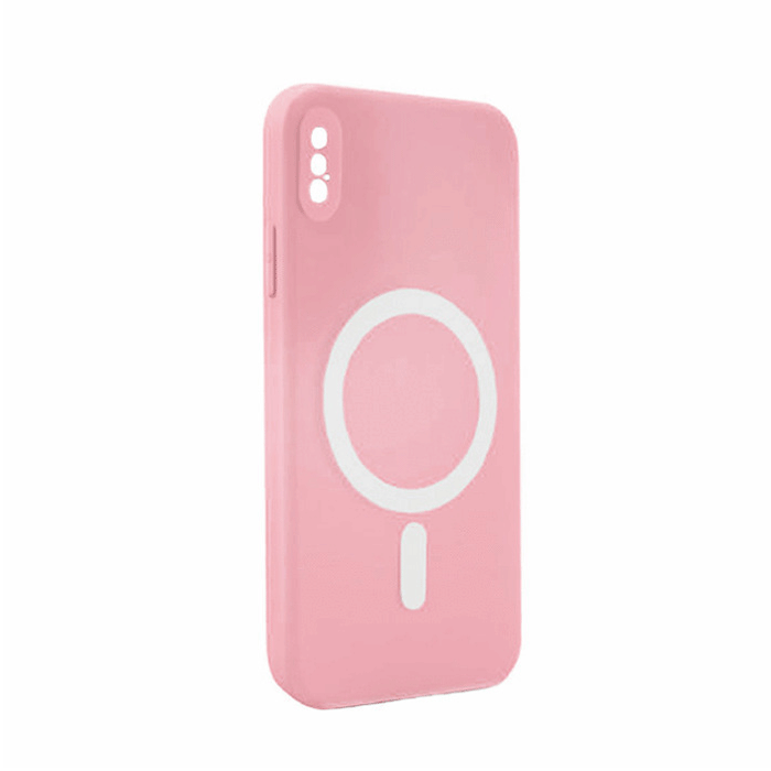 Magsafe Back Cover / Μαγνητική Θήκη HQ Για Iphone XR - Χρώμα : Ροζ
