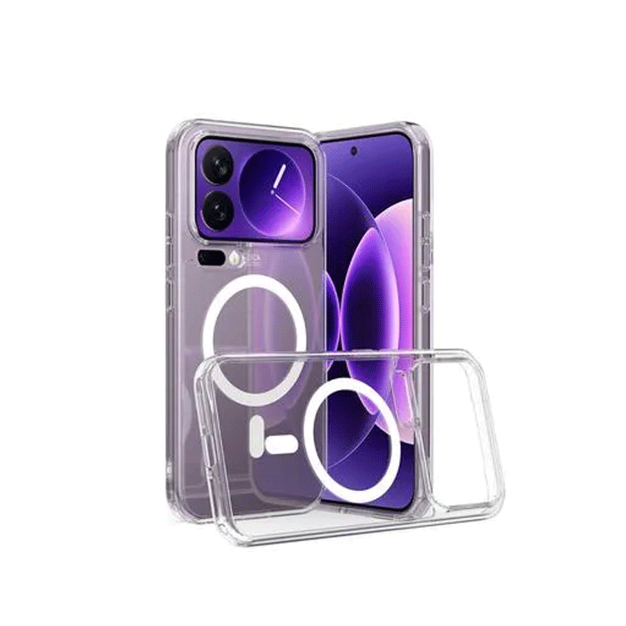 Magsafe Back Cover / Μαγνητική Θήκη Σιλικόνη Για Xiaomi Mi 17 Pro - Χρώμα : Διάφανο