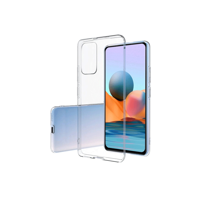 Θήκη Πλάτης Σιλικόνης 2mm Back Cover για Xiaomi Redmi Note 10 Pro 5G - Χρώμα : Διάφανο