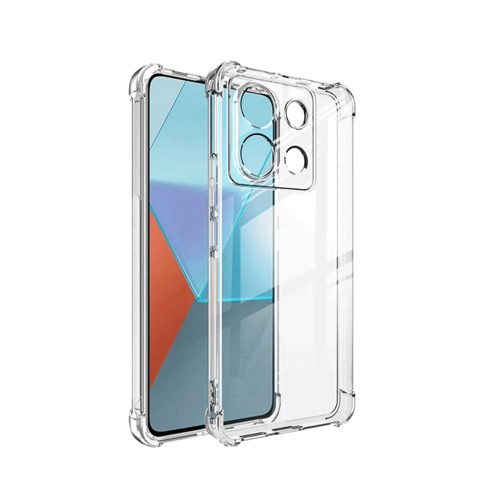 Θήκη Πλάτης Σιλικόνης Anti Shock 1.5mm Back Cover για Xiaomi Redmi Note 13 4G - Χρώμα : Διάφανο