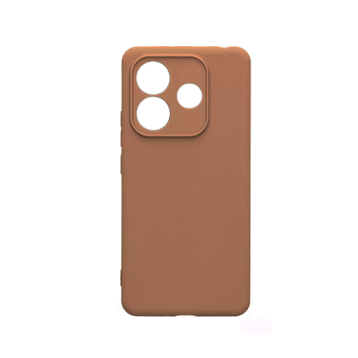 Θήκη Πλάτης Σιλικόνης TPU Back Cover για Xiaomi Redmi Note 14 5G - Χρώμα : Καφέ