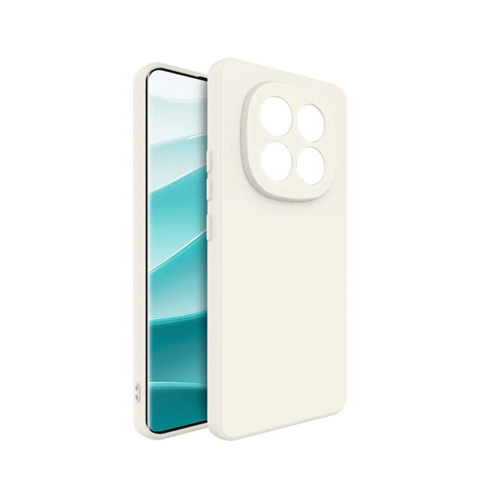 Θήκη Πλάτης Σιλικόνης TPU Back Cover για Xiaomi Redmi Note 14S - Χρώμα : Μπεζ