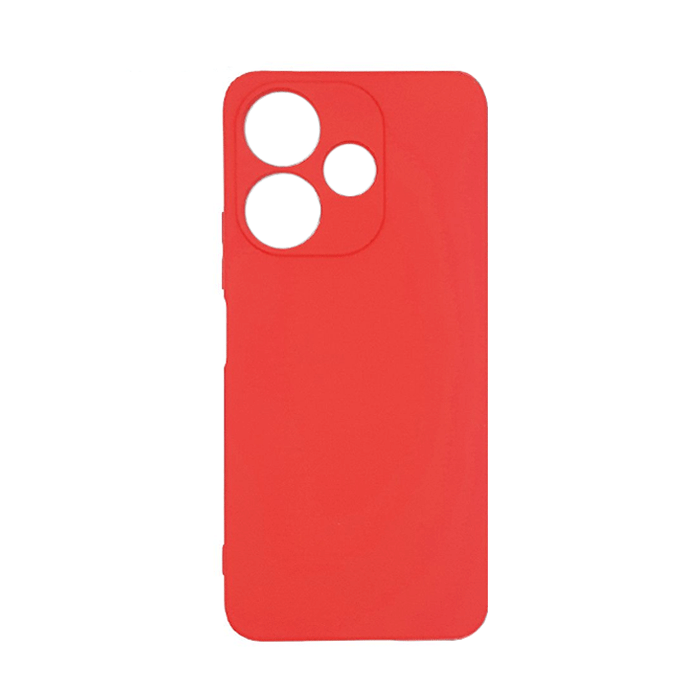 Θήκη Πλάτης Σιλικόνης TPU Back Cover για Xiaomi Redmi Note 14 5G - Χρώμα : Κόκκινο