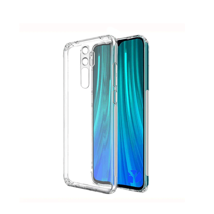 Θήκη Πλάτης Σιλικόνης Anti Shock 1.5mm Back Cover για Xiaomi Redmi Note 8 - Χρώμα : Διάφανο