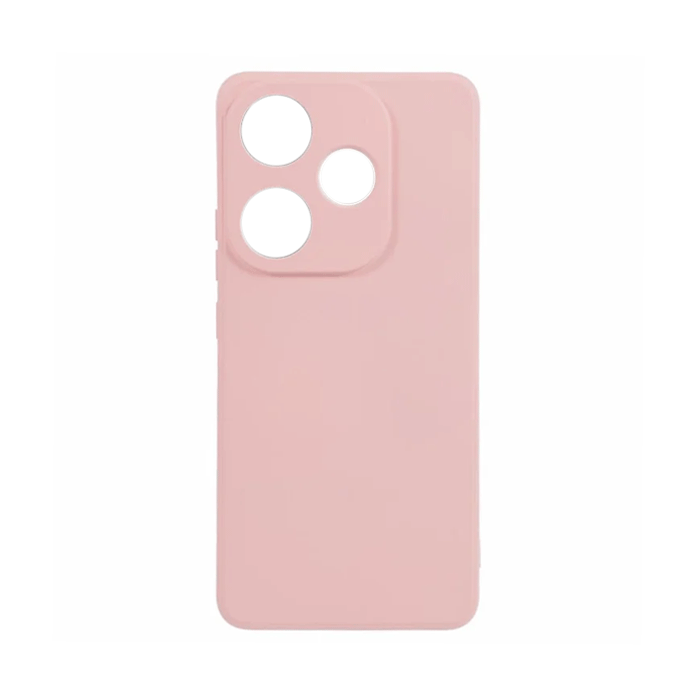 Θήκη Πλάτης Σιλικόνης TPU Back Cover για Xiaomi Poco F6 - Χρώμα : Ροζ