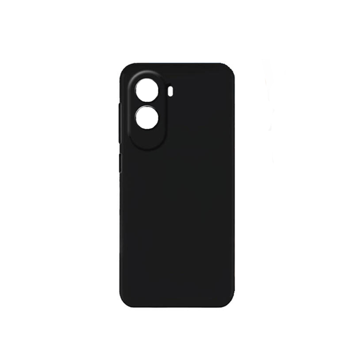 Θήκη Πλάτης Σιλικόνης Back Cover για Xiaomi Poco M7 4G - Χρώμα : Μαυρο