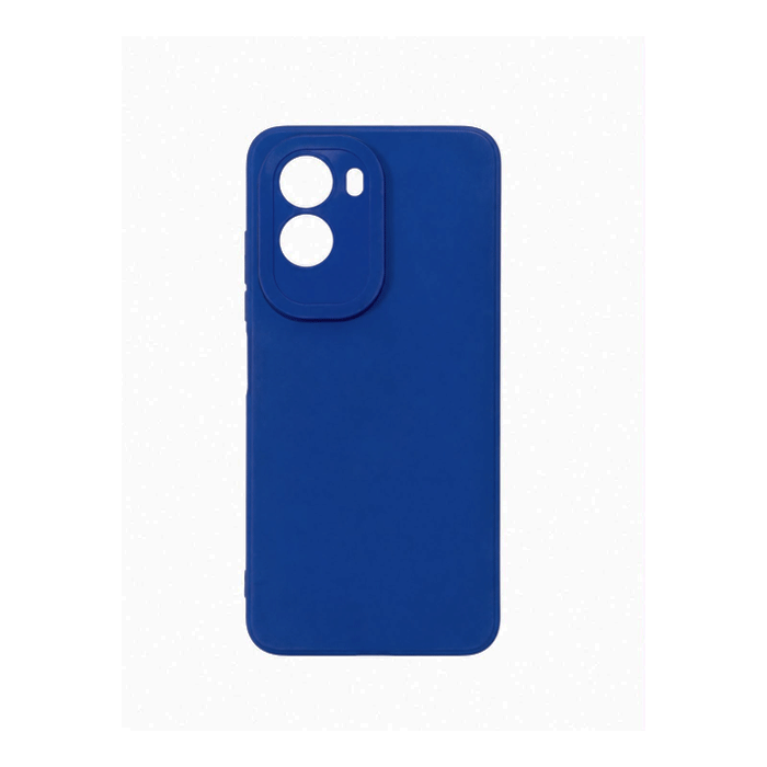 Θήκη Πλάτης Σιλικόνης Back Cover για Xiaomi Poco M7 4G - Χρώμα : Σκούρο Μπλε