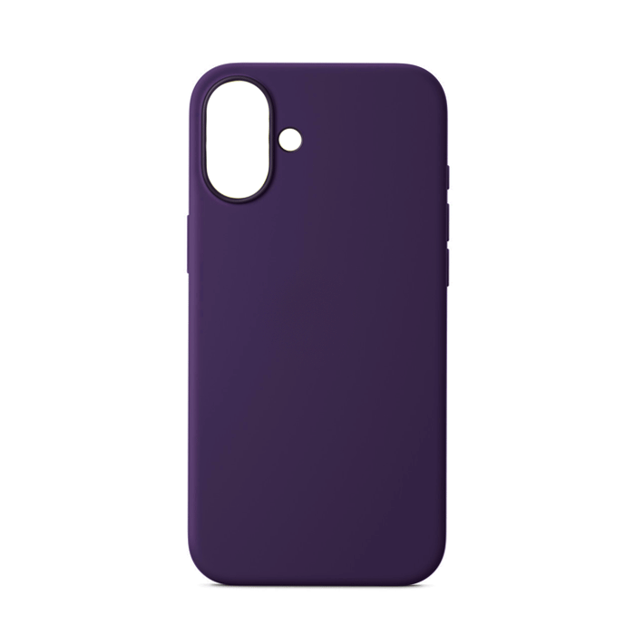 Θήκη Πλάτης Σιλικόνης Soft Back Cover για Iphone 16 Plus - Χρώμα : Μωβ