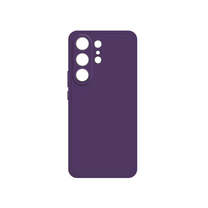 Θήκη Πλάτης Σιλικόνης TPU Back Cover για Samsung Galaxy S26 Ultra - Χρώμα : Σκούρο Μωβ