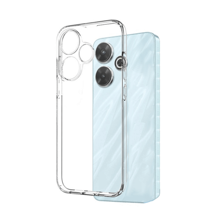 Θήκη Πλάτης Σιλικόνης 1.5mm Back Cover για Redmi 13 4G - Χρώμα : Διάφανο