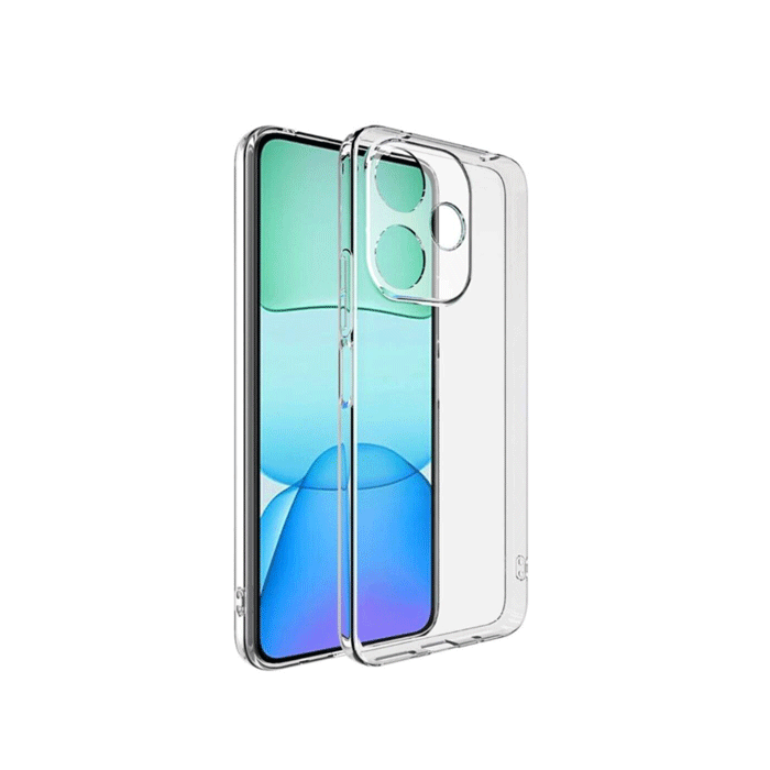 Θήκη Πλάτης Σιλικόνης 2mm Back Cover για Xiaomi Redmi 13 4G - Χρώμα : Διάφανο