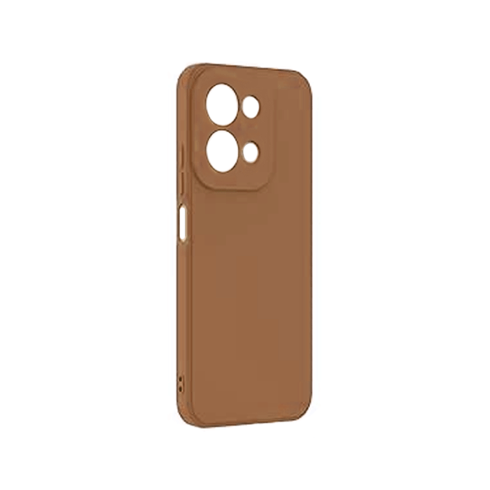 Θήκη Πλάτης Σιλικόνης TPU Back Cover για Xiaomi Poco C85 - Χρώμα : Καφέ