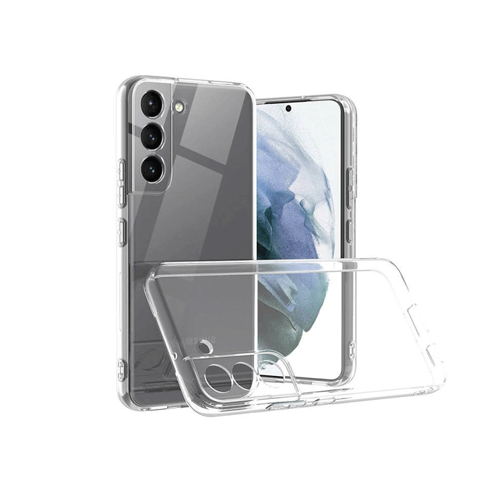Θήκη Πλάτης Σιλικόνης 2mm Back Cover για Samsung Galaxy S22 Plus - Χρώμα : Διάφανο