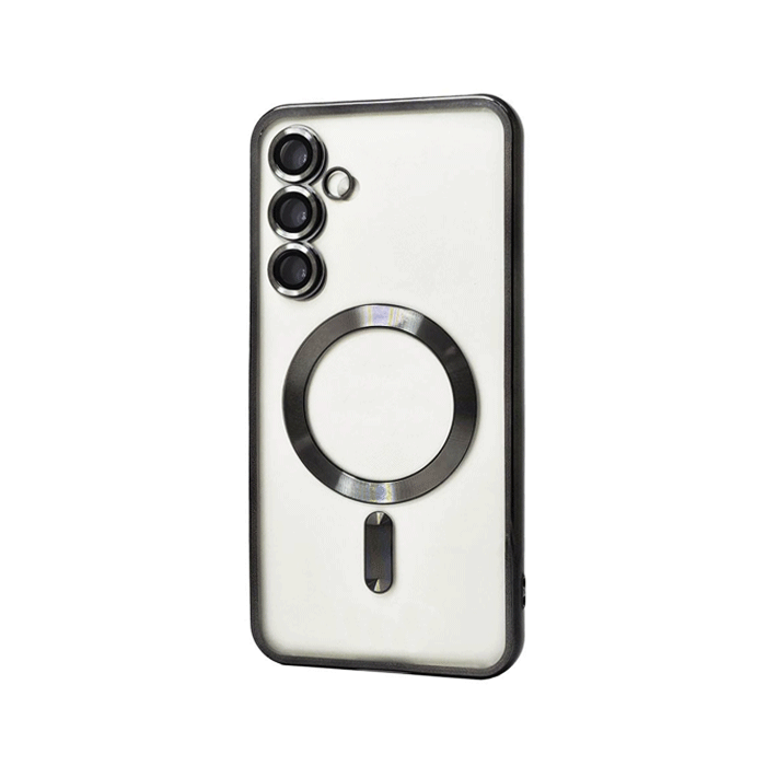 Magsafe Back Cover / Μαγνητική Θήκη HQ Για Samsung Galaxy A05S Με Τζαμάκι Κάμερας - Χρώμα : Μαύρο