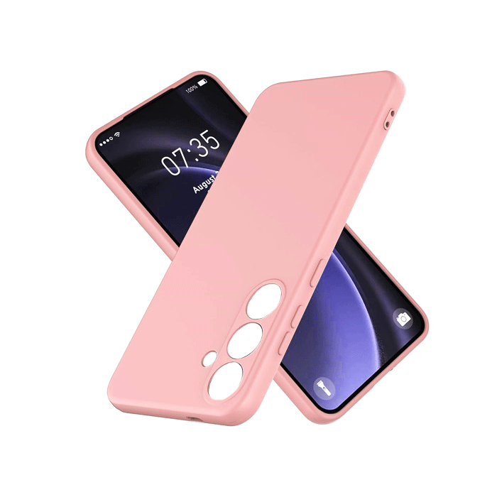Θήκη Πλάτης Σιλικόνης TPU Back Cover για Samsung Galaxy S25 Plus - Χρώμα : Ροζ