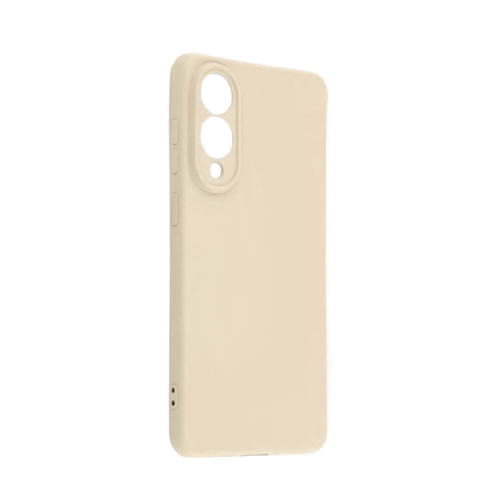 Θήκη Πλάτης Σιλικόνης TPU Back Cover για Samsung Galaxy S25 Edge - Χρώμα : Μπεζ