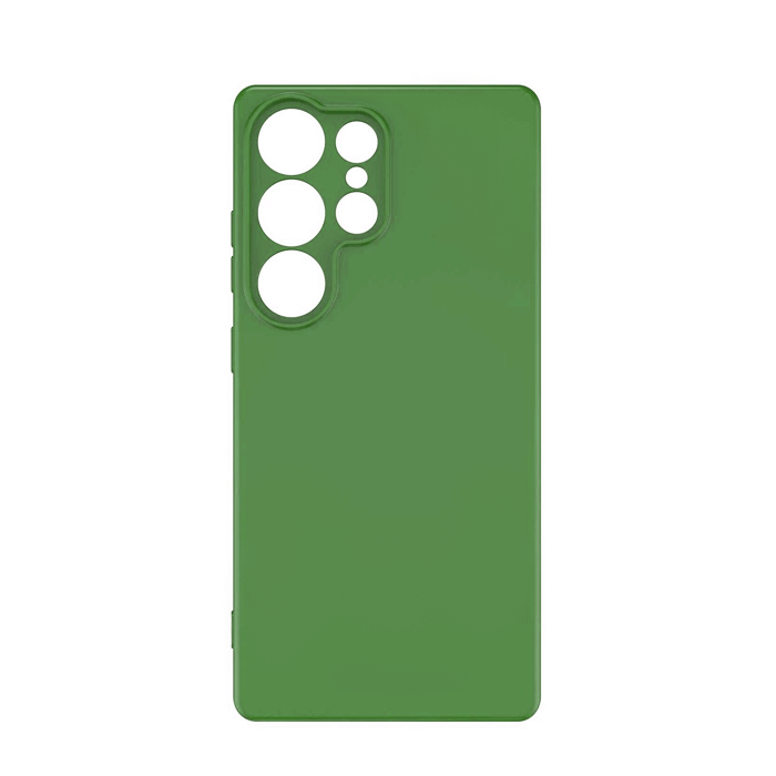 Θήκη Πλάτης Σιλικόνης TPU Back Cover για Samsung Galaxy S25 Ultra - Χρώμα : Πράσινο