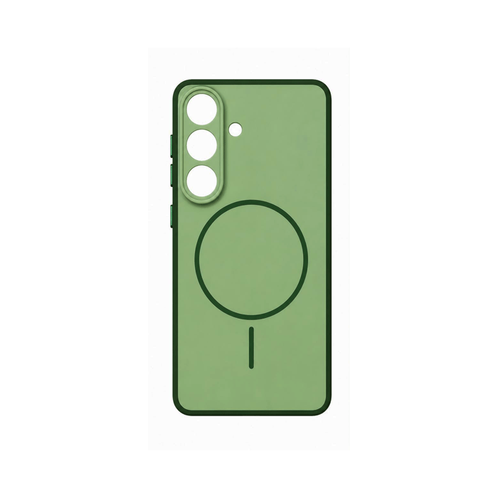 Magsafe Back Cover / Μαγνητική Θήκη HQ Για Samsung Galaxy S26 - Χρώμα : Πράσινο