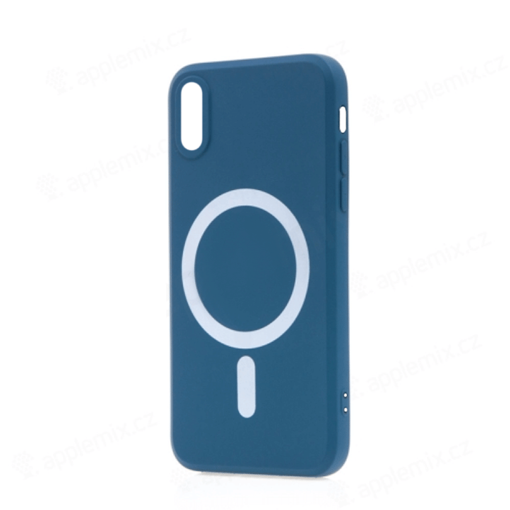 Magsafe Back Cover / Μαγνητική Θήκη HQ Για Iphone XR - Χρώμα : Σκούρο Μπλε