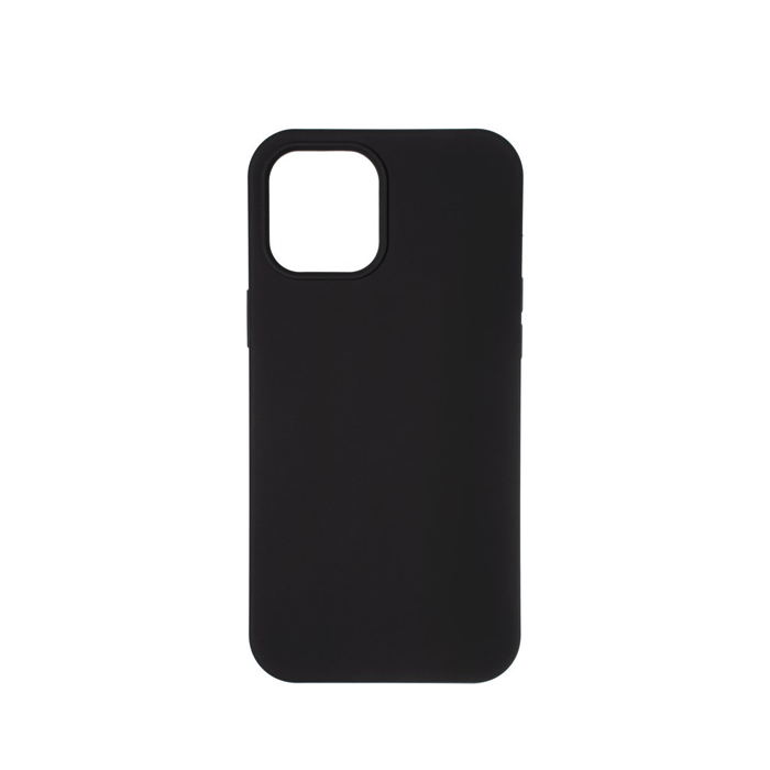 Θήκη Πλάτης Σιλικόνης Soft HQ Back Cover για IPhone 12 / 12 Pro - Χρώμα : Μαυρο