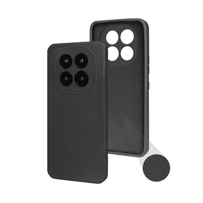 Θήκη Πλάτης Σιλικόνης Soft HQ Back Cover για Xiaomi Redmi Note 15 Pro Plus 5G / Poco M8 Pro - Χρώμα : Μαυρο