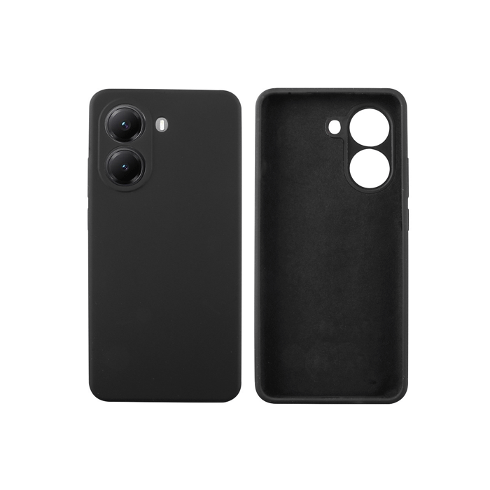 Θήκη Πλάτης Σιλικόνης Soft HQ Back Cover για Xiaomi Poco X7 Pro - Χρώμα : Μαυρο