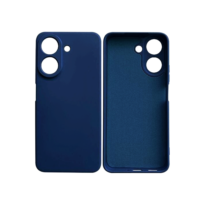 Θήκη Πλάτης Σιλικόνης Soft HQ Back Cover για Xiaomi Redmi 13C 4G / Poco C65 - Χρώμα : Μπλε