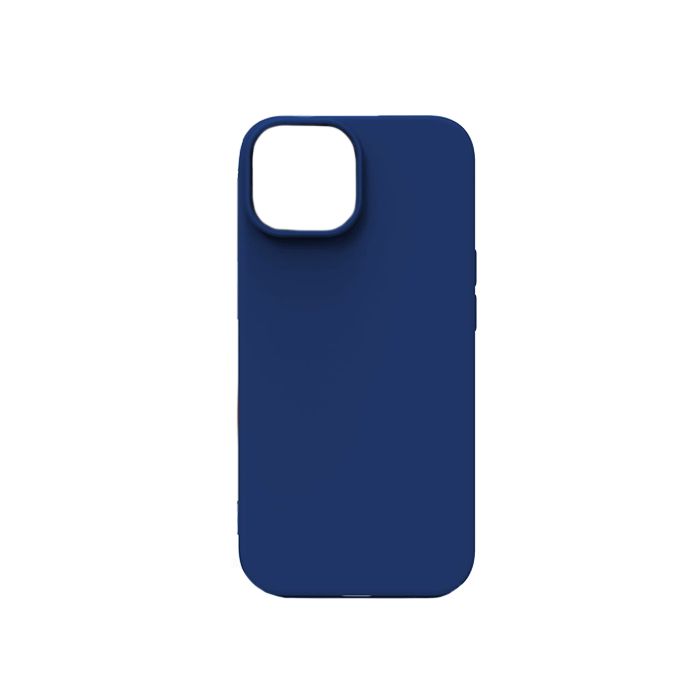 Θήκη Πλάτης Σιλικόνης Soft HQ Back Cover για IPhone 12 / 12 Pro - Χρώμα : Σκούρο Μπλε