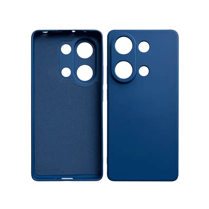 Θήκη Πλάτης Σιλικόνης Soft HQ Back Cover για Xiaomi Redmi Note 13 5G - Χρώμα : Σκούρο Μπλε