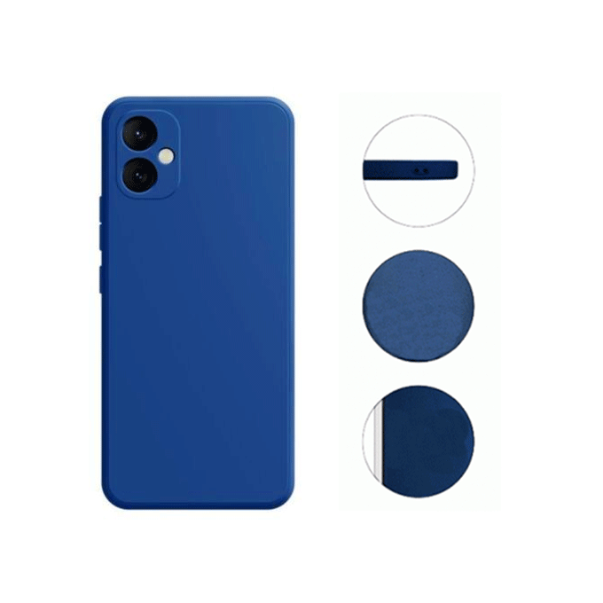 Θήκη Πλάτης Σιλικόνης Soft HQ Back Cover για Samsung Galaxy A05 - Χρώμα : Σκούρο Μπλε