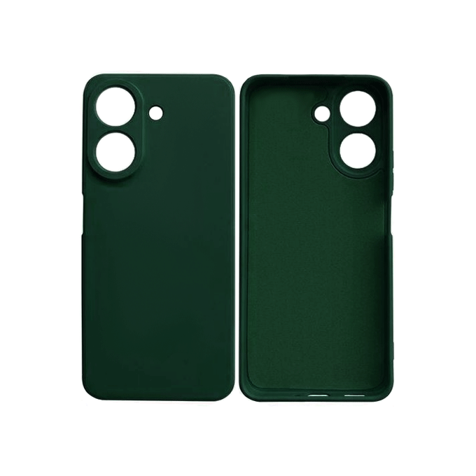 Θήκη Πλάτης Σιλικόνης Soft HQ Back Cover για Xiaomi Redmi 13C 4G / Poco C65 - Χρώμα : Πράσινο