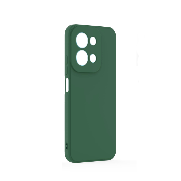 Θήκη Πλάτης Σιλικόνης Soft HQ Back Cover για Xiaomi Redmi 15C - Χρώμα : Σκούρο Πράσινο