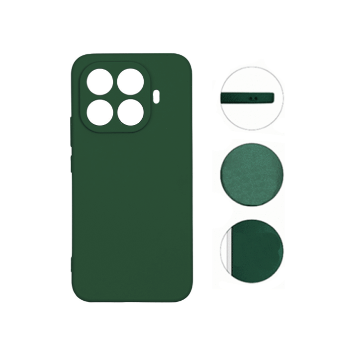Θήκη Πλάτης Σιλικόνης Soft HQ Back Cover για Xiaomi 15T - Χρώμα : Σκούρο Πράσινο
