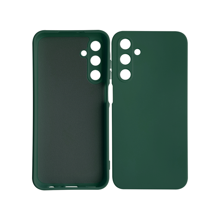 Θήκη Πλάτης Σιλικόνης Soft HQ Back Cover για Samsung Galaxy A35 - Χρώμα : Σκούρο Πράσινο