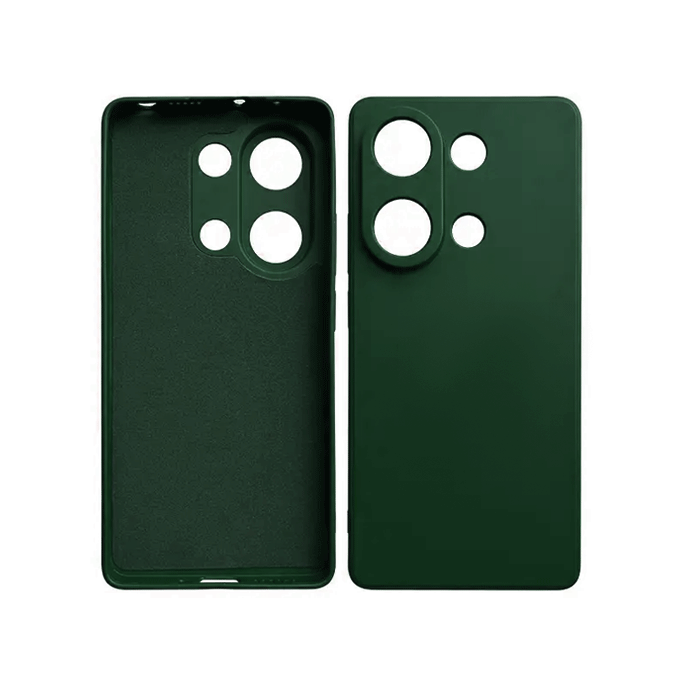 Θήκη Πλάτης Σιλικόνης Soft HQ Back Cover για Xiaomi Redmi Note 13 5G - Χρώμα : Σκούρο Πράσινο