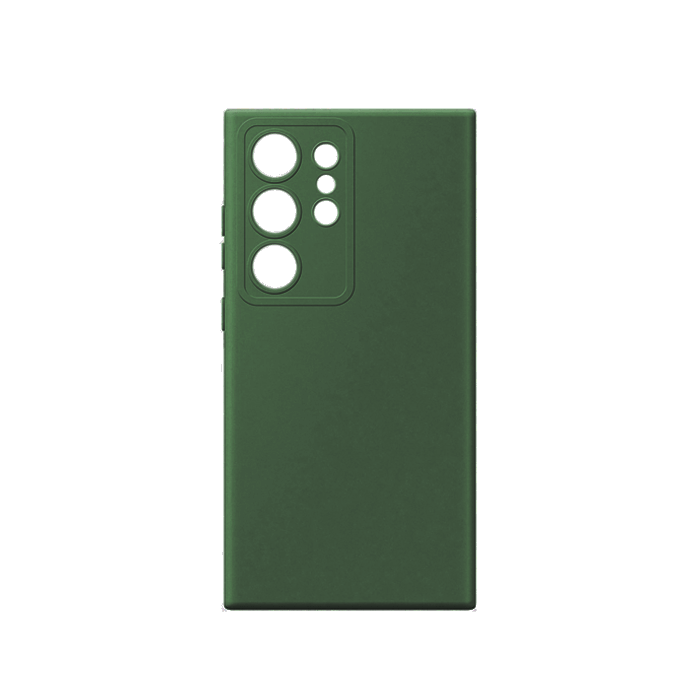 Θήκη Πλάτης Σιλικόνης TPU Back Cover για Samsung Galaxy S26 Ultra - Χρώμα : Σκούρο Πράσινο
