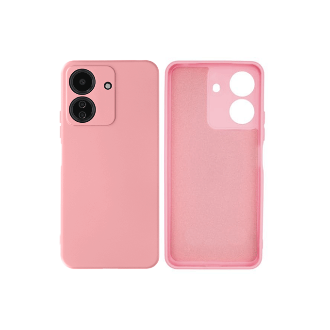 Θήκη Πλάτης Σιλικόνης Soft HQ Back Cover για Xiaomi Poco X7 Pro - Χρώμα : Ροζ