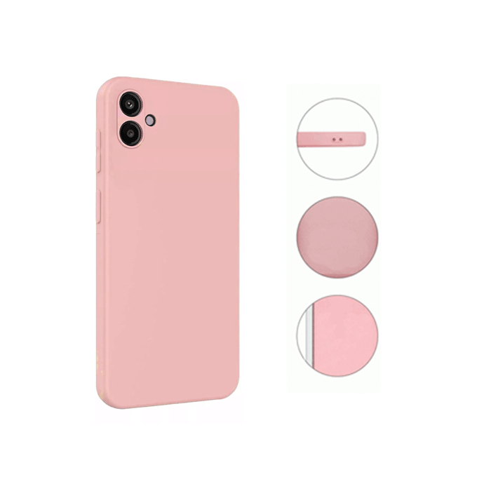 Θήκη Πλάτης Σιλικόνης Soft HQ Back Cover για Samsung Galaxy A05 - Χρώμα : Ροζ