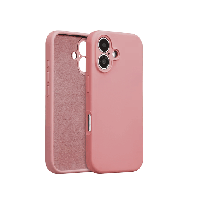 Θήκη Πλάτης Σιλικόνης Soft HQ Back Cover για IPhone 17 - Χρώμα : Ροζ