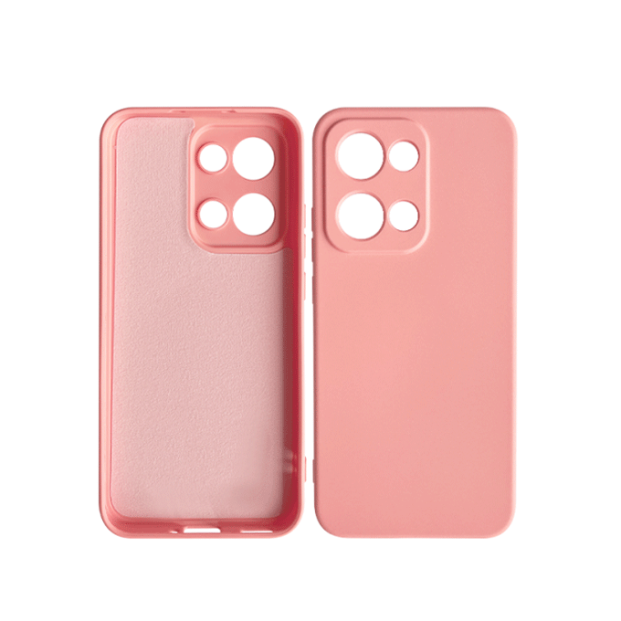 Θήκη Πλάτης Σιλικόνης Soft HQ Back Cover για Xiaomi Redmi Note 13 5G - Χρώμα : Ροζ