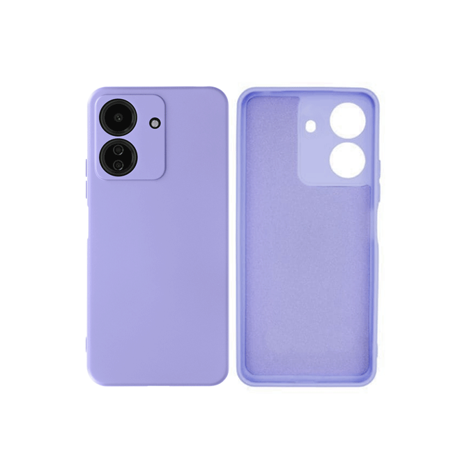 Θήκη Πλάτης Σιλικόνης Soft HQ Back Cover για Xiaomi Redmi 13C 4G / Poco C65 - Χρώμα : Μωβ