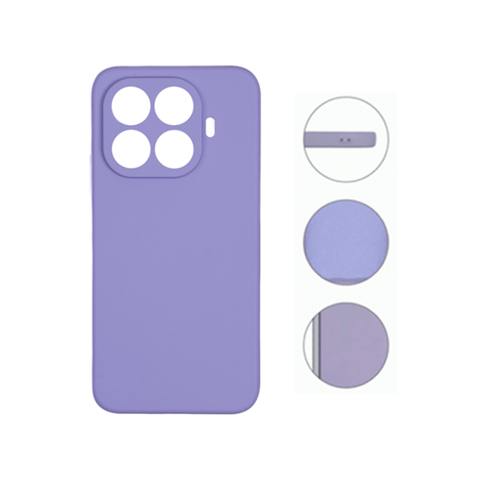 Θήκη Πλάτης Σιλικόνης Soft HQ Back Cover για Xiaomi 15T - Χρώμα : Μωβ