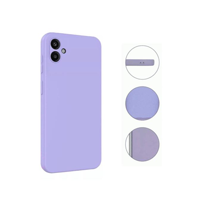 Θήκη Πλάτης Σιλικόνης Soft HQ Back Cover για Samsung Galaxy A05 - Χρώμα : Μωβ